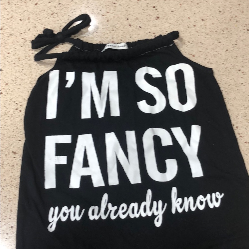 Adorable black and white girls jumper